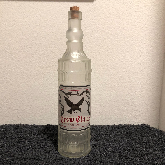 Crow Claws Witch Crafted Bottle