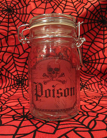 Poison Glass Apothecary Jar