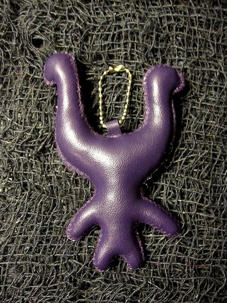 Purple Creature Key Chain