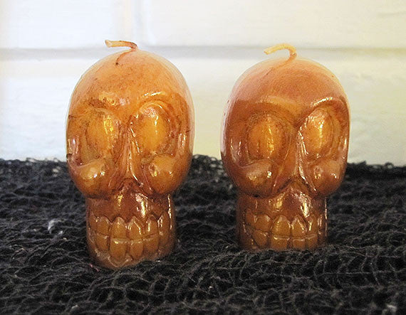 Tiki Style Skull Candle